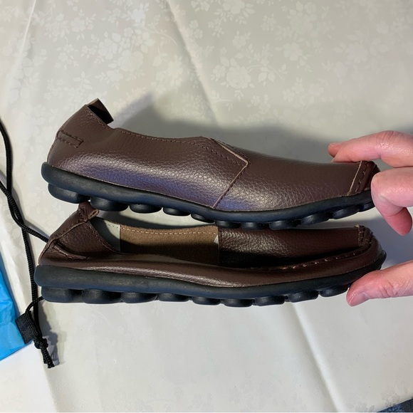 NWT Loafers: Faux Leather, Slip On, Rubber Soles, Lightweight, US 9.5 - Picture 10 of 13